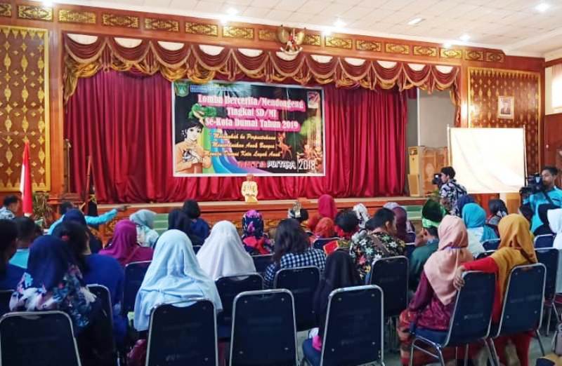 Dinas Perpustakaan dan Arsip Dumai Gelar Lomba Mendongeng Tingkat Sekolah Dasar