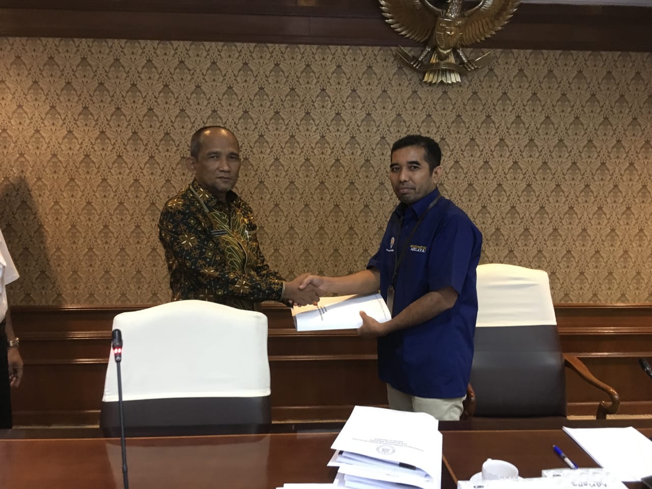 Pemkab Pelalawan Serahkan Anjab ABK Kepada Kementerian PAN - RB