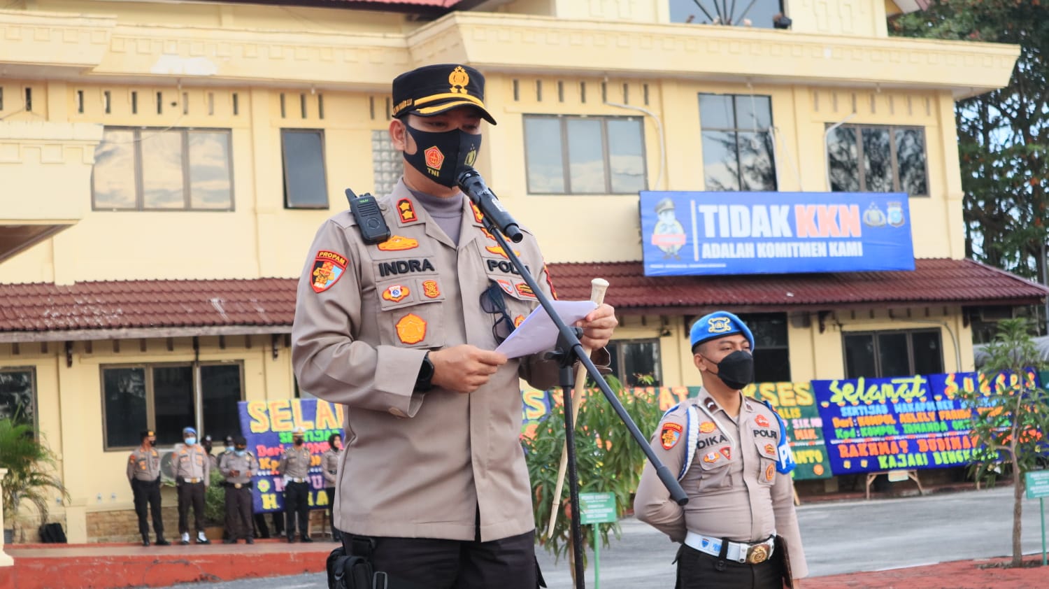 Kompol Irnanda Oktora Jabat Wakapolres Bengkalis, AKBP Indra Wijatmiko Pimpin Sertijab