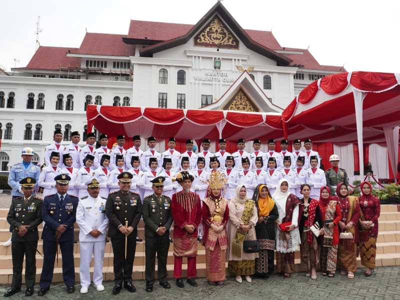 Di Hari Masyarakat Adat Nasional, Dandim 0320/Dumai Meminta Masyarakat Terus Menjaga Tradisi