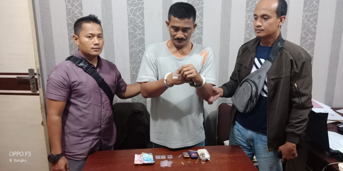 Pengedar Sabu Dicokok Polisi Dalam Kamar Hotel Bagansiapiapi