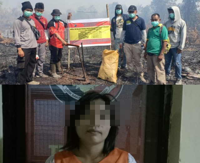 Polisi Ringkus Perempuan Diduga Penyebab Karla Gambut di Bengkalis