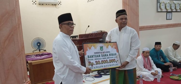 Safari Ramadhan Pemko Dumai di Masjid Al Fajri Tanjung Palas