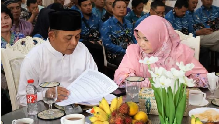 Pj Bupati Inhil Ikuti Rapat Evaluasi Capaian Pelaksanaan Pengukuran Dan Intervensi Serentak Pencegahan Stunting 2024