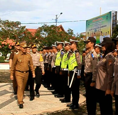 Suparman Pimpin Apel Gelar Pasukan Ramadniya Siak 2017