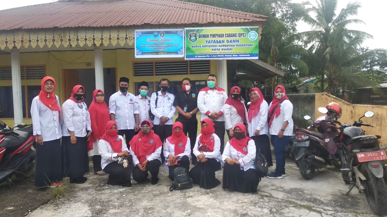 Maraknya Peredaran Narkoba, Yayasan GANN Kota Dumai Bekerjasama Dengan BNN Dumai