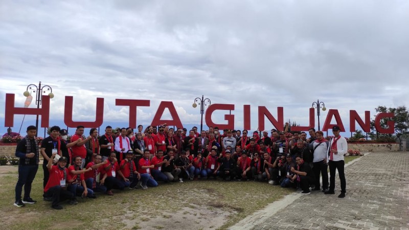 Ekspedisi Kaldera Geopark Toba Dimulai dengan Mengunjungi Geosite Huta Ginjang