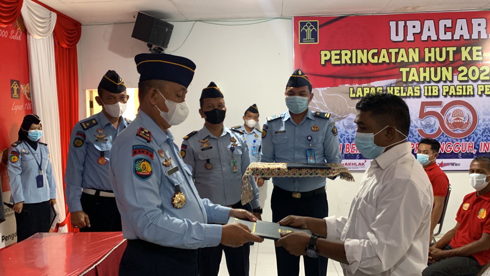 Sebanyak 62 Warga Binaan Lapas Pasir Pengaraian dapat Remisi Khusus Natal