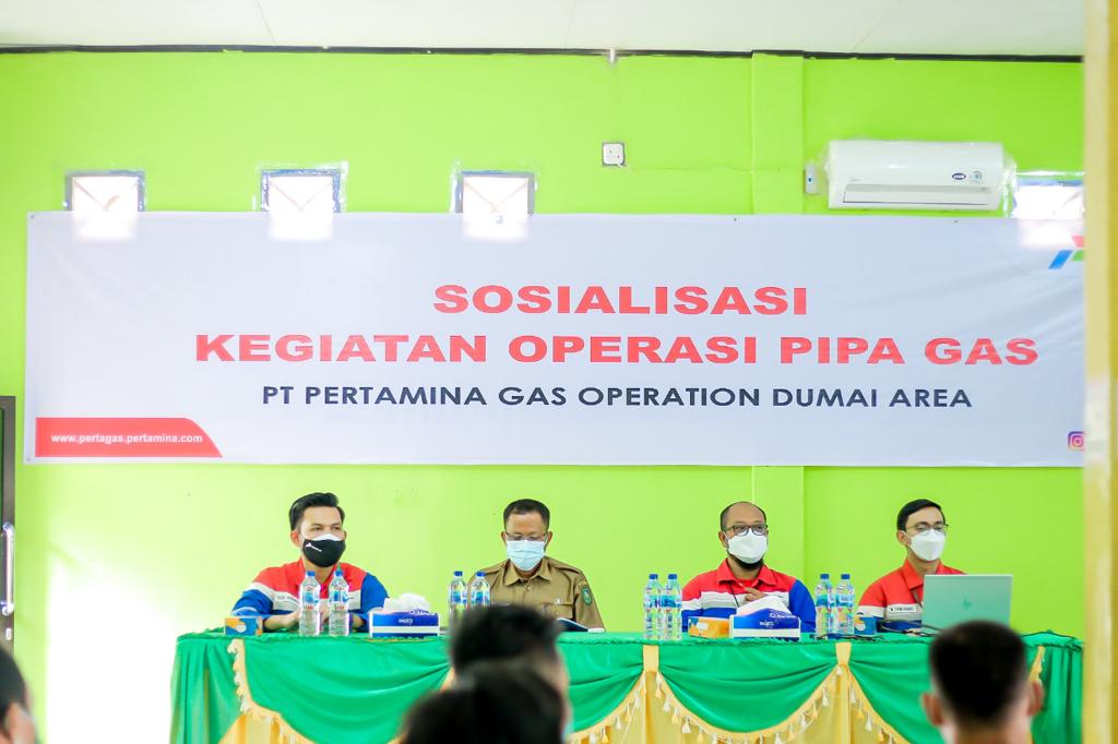 Sub Holding Gas Pertamina Laksanakan Sosialisasi ROW di Desa Harapan Baru