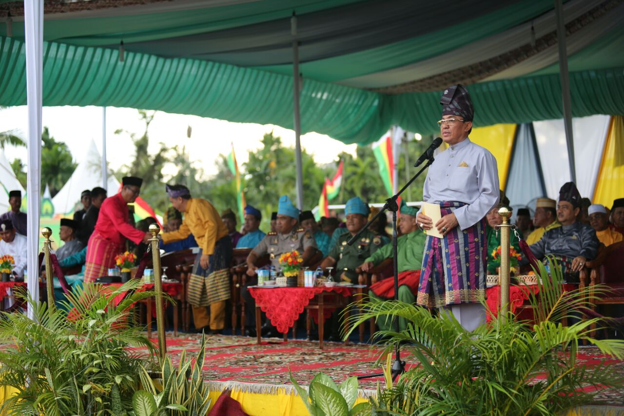 Bupati Inhil Lepas Peserta Pawai Ta'aruf Dan Buka Kegiatan Bazar