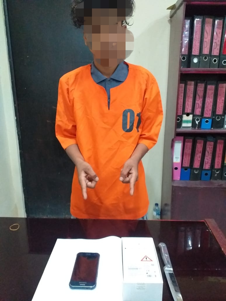 Beraksi Di Dua Lokasi,Pelaku Curat Di Tanah Putih,Di Cokok Polisi