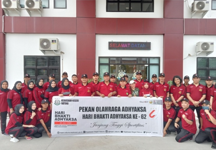 Pekan Olahraga Meriahkan HUT Adhyaksa Ke- 62 di Natuna