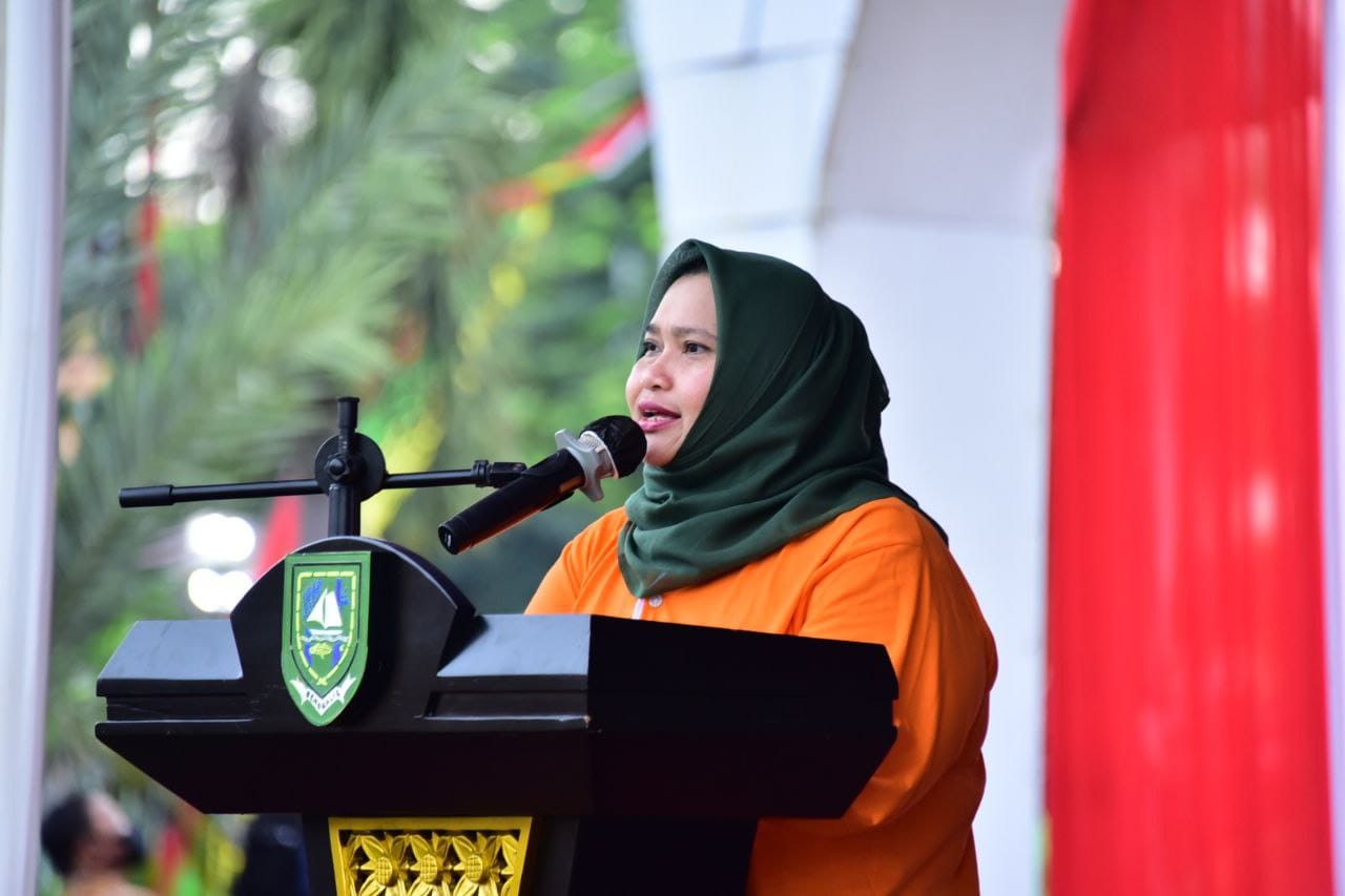 Bupati Bengkalis, Kasmarni Hadiri Penutupan HUT PGRI Ke 77