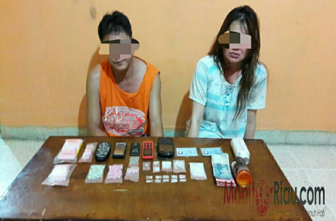 Sat Narkoba Polres Bengkalis Kembali Berhasil Menangkap 2 Orang Tersangka Sindikat Narkoba di Mandau