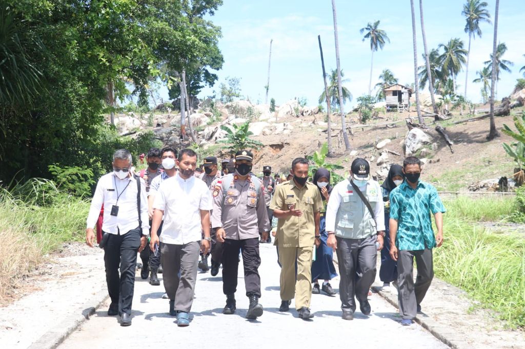 Demi terwujudnya herd immunity Polres Lingga jangkau pulau di Kabupaten Lingga