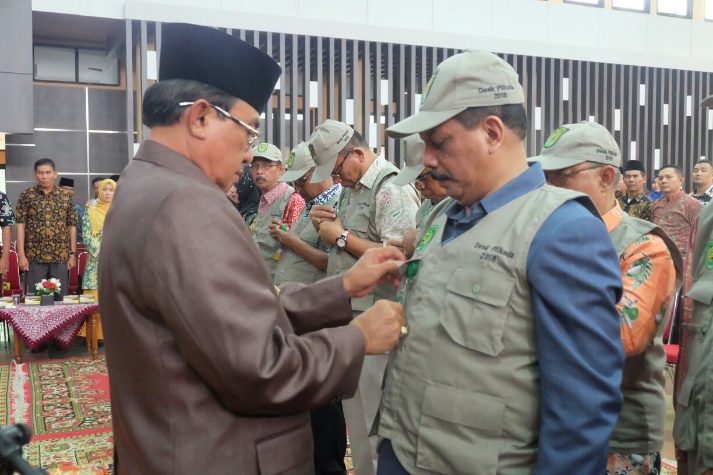 Bupati Inhil Kukuhkan Desk Pilkada