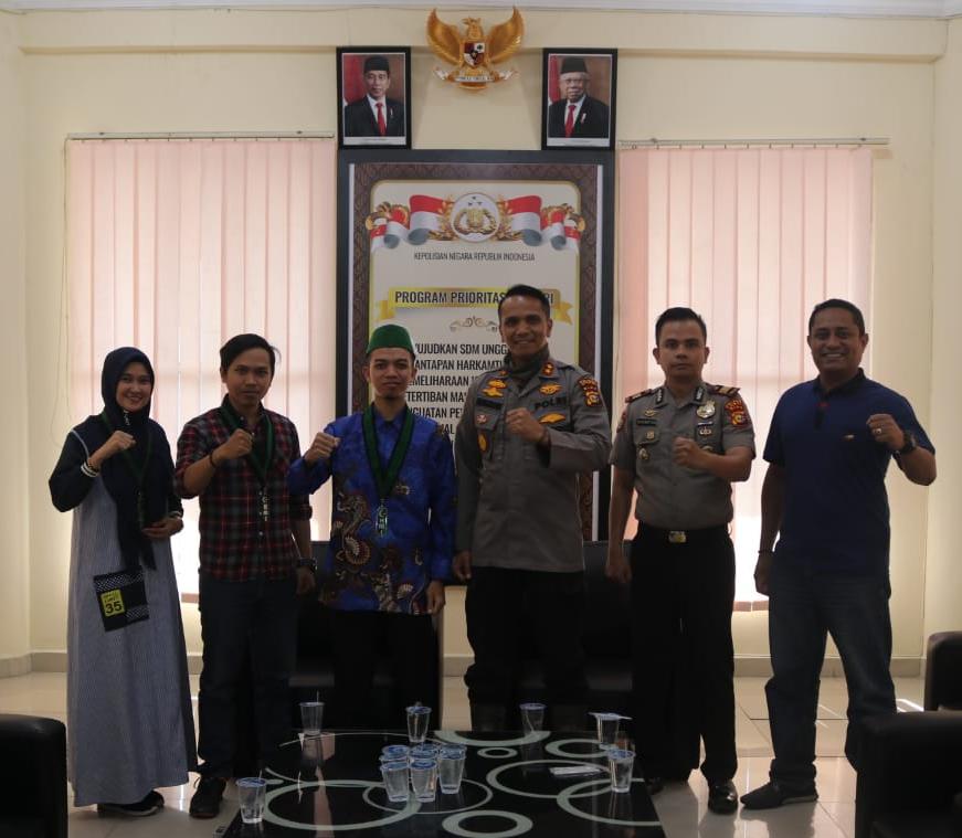 Pengurus HMI Cabang Dumai Audensi Bersama Kapolres Kota Dumai