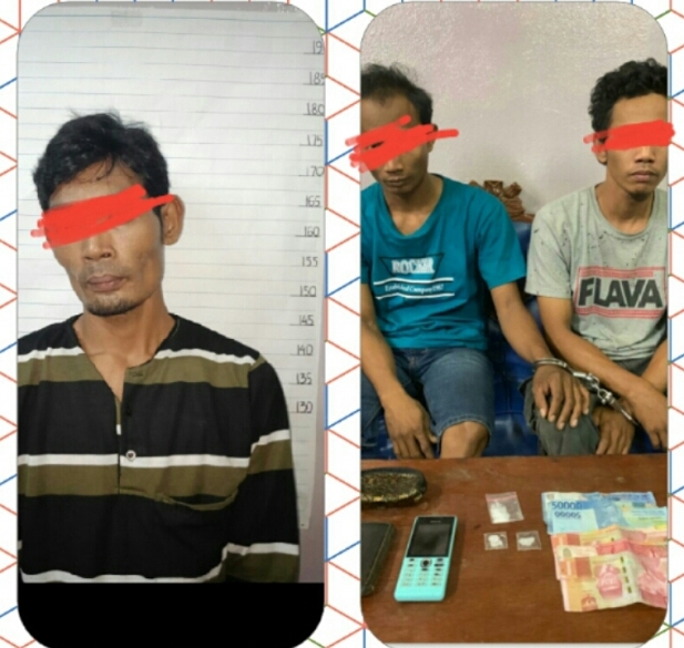 Tim Opsnal Polsek Mandau Tangkap Pemakai, Kurir, dan Pengedar Narkotika