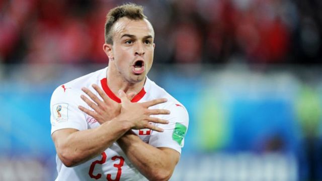 Selebrasi Kontroversial Shaqiri di Piala Dunia 2018