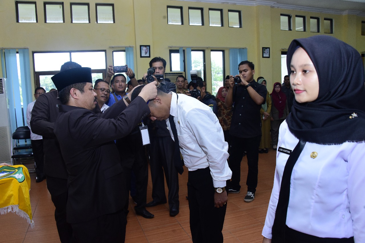 Amril Buka Ujian Dinas dak Kenaikan Pangkat PNS Bengkalis