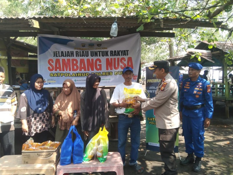 Melalui Program JALUR, Polres Dumai Sambangi Masyarakat Pesisir