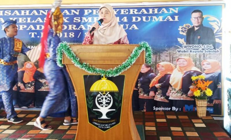 SMP Negeri 14 Dumai Gelar Perpisahan