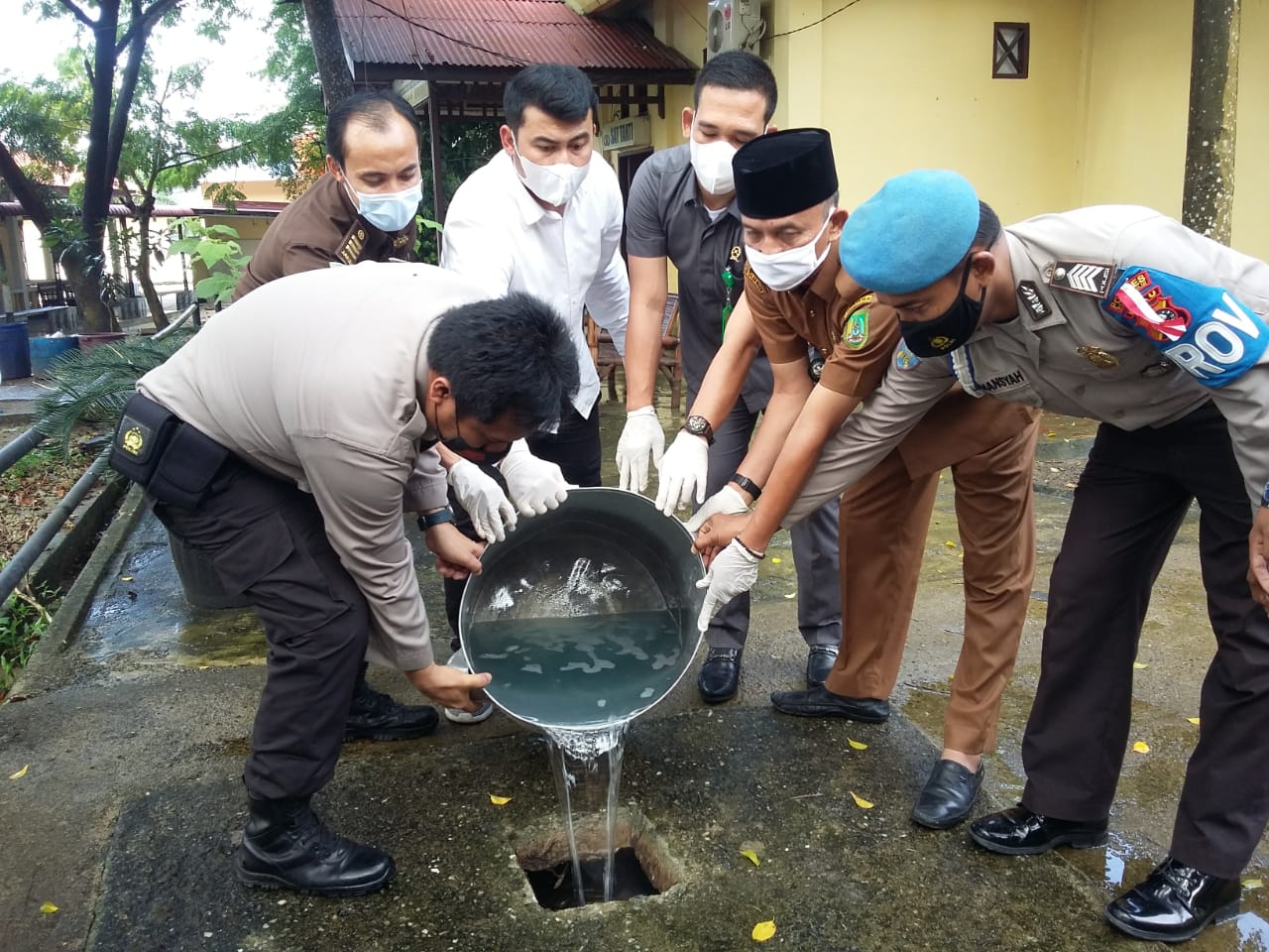 Sat Reserse Narkoba Polres Rohil Musnahkan Barang Temuan Masyarakat Sabu Seberat 7,7 Kg