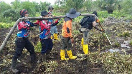 22 Hektar Lahan Gambut di Duri Habis Terbakar