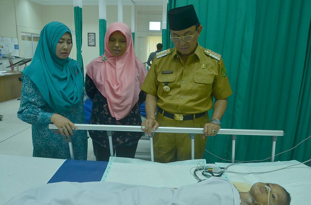 2 Pekan Dirawat, Penderita Infeksi Otak Ini Masih Kejang-kejang di RSUD Puri Husada Tembilahan