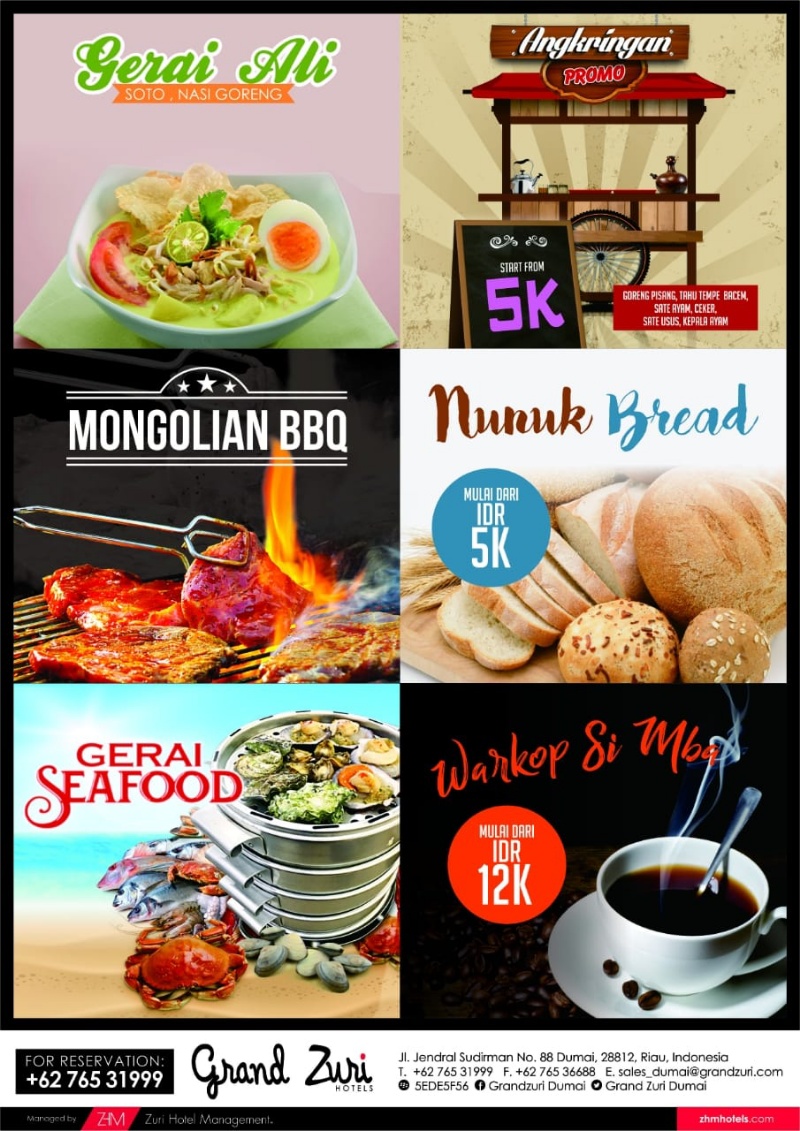 Yuk... Makan Enak dan Murah di Roof Top Grand Zuri Dumai