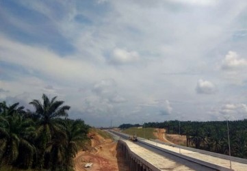 Progres Tol Pekanbaru-Dumai Seksi II Baru 57 Persen