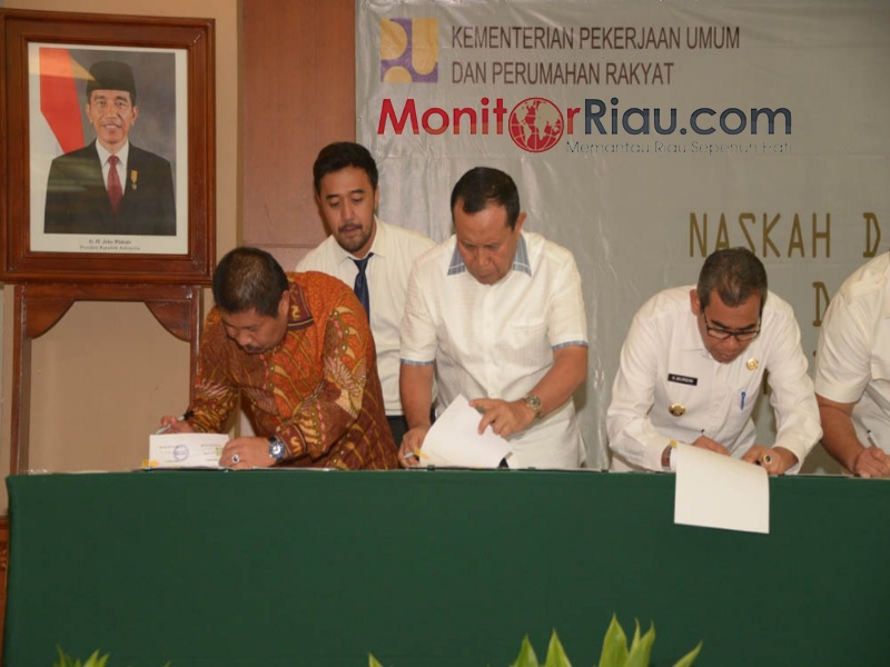 Bupati Bengkalis Terima Hibah Aset dari Kementerian PUPR