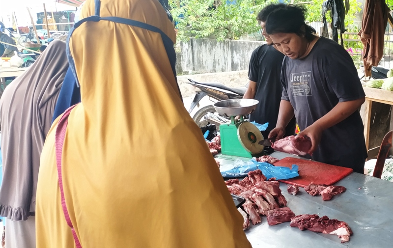 Harga Daging Sapi di Dumai Masih Normal