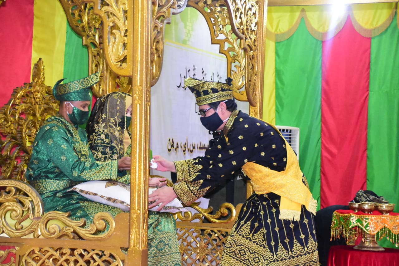 Danrem 031/WB Brigjen TNI M.Syech Ismed, SE.HAN Ikuti Acara Tepuk Tepung Tawar