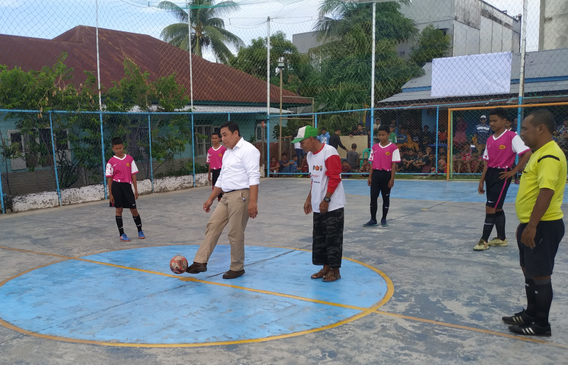 Dedi Syafrianto Buka Turnamen Futsal Junior U-14