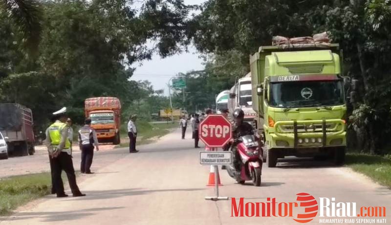 Dishub dan Satlantas Razia Gabungan di Jalan Wan Amir