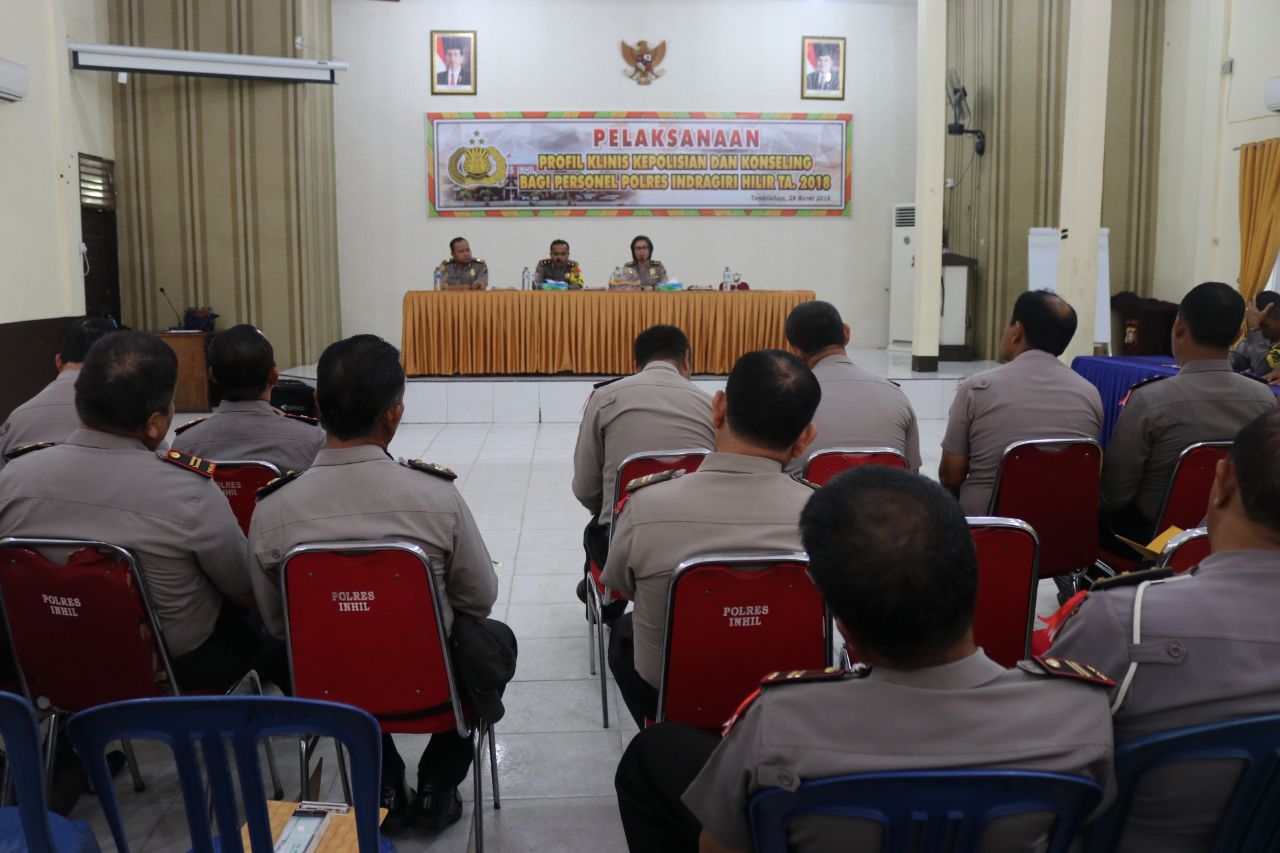 Polres Inhil Gelar Profil Klinis Kepolisian dan Konseling