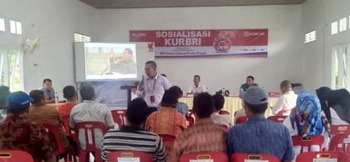 Camat Panai Hulu Sosialisasi KUR Bersama BRI Unit Ajamu