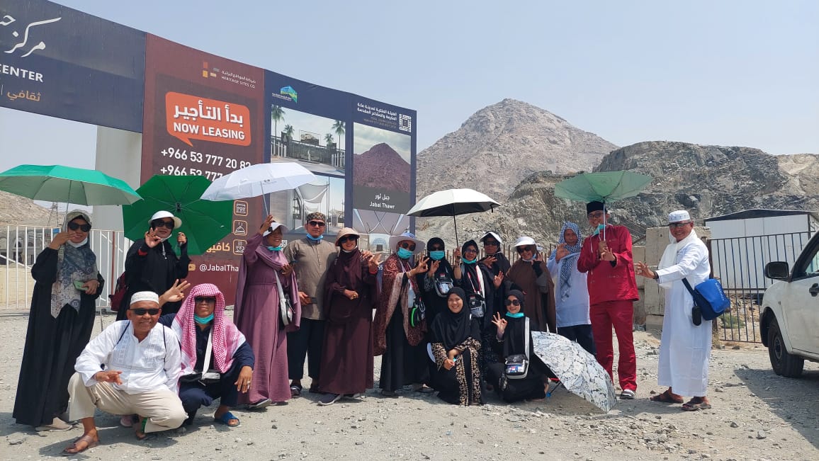 Sebelum Ke Madinah, JH Bengkalis Ziarah Ke Tempat Bersejarah