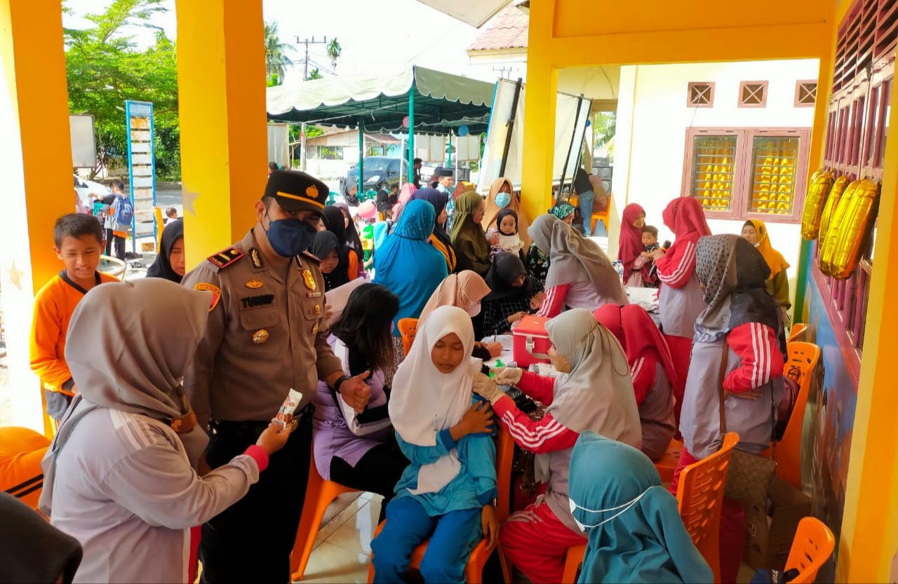 Launching BIAN di Tanah Putih, Gunanya Tingkatkan Daya Tahan Tubuh Anak Dari Serangan Rubela