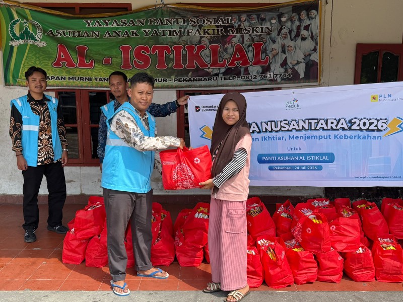 Semarak HUT ke-81 RI, PLN Nusantara Power UP Tenayan Gelar Program Derma Nusantara sebagai Wujud Syukur dan Kepedulian Sosial