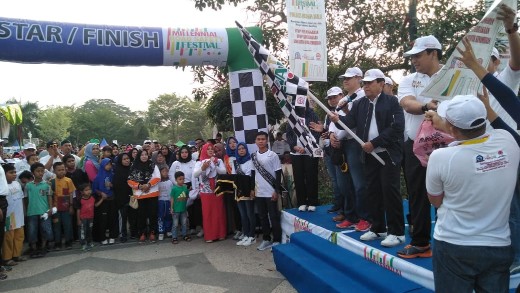 Ribuan Masyarakat Rohul Ramaikan Millennial Road Show Safety Festival 2019