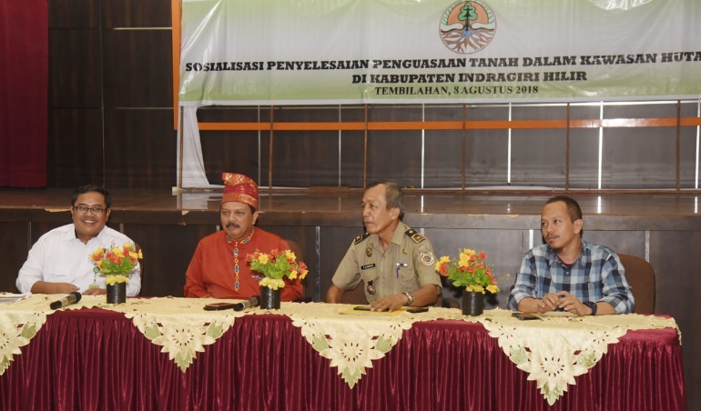 Sekda Inhil Hadiri Sosialisasi PPTKH Tahun 2018