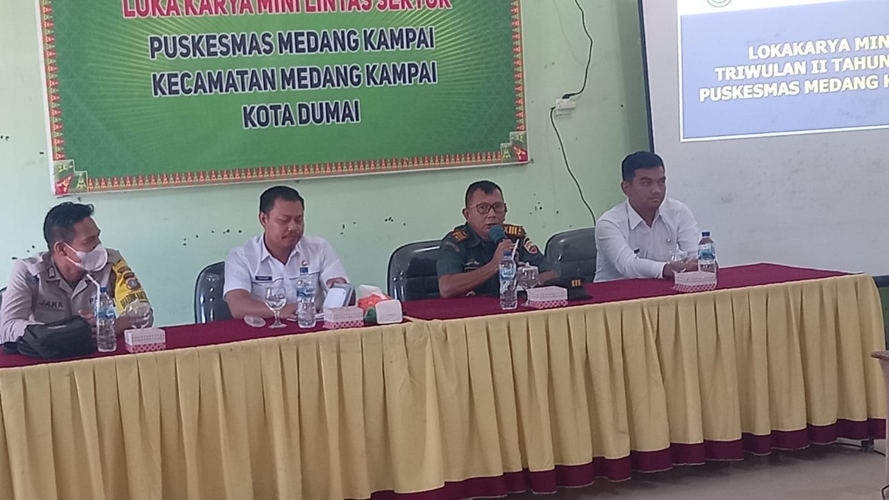 Hadiri Giat Loka Karya Mini Lintas Sektoral, Ini Pesan Kapten Inf Syuar Hendri