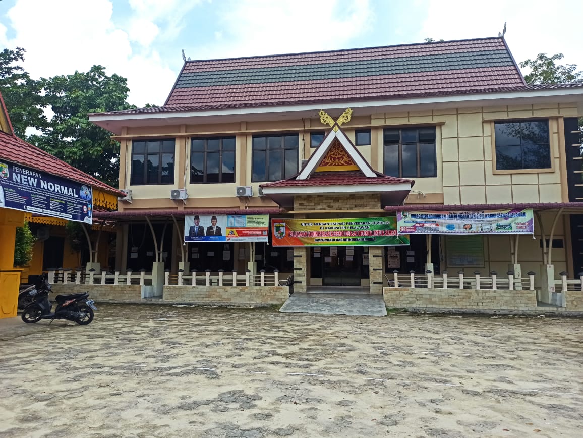Disdukcapil Kabupaten Pelalawan Masih Tutup, Hasil Test Swab Belum Negarif