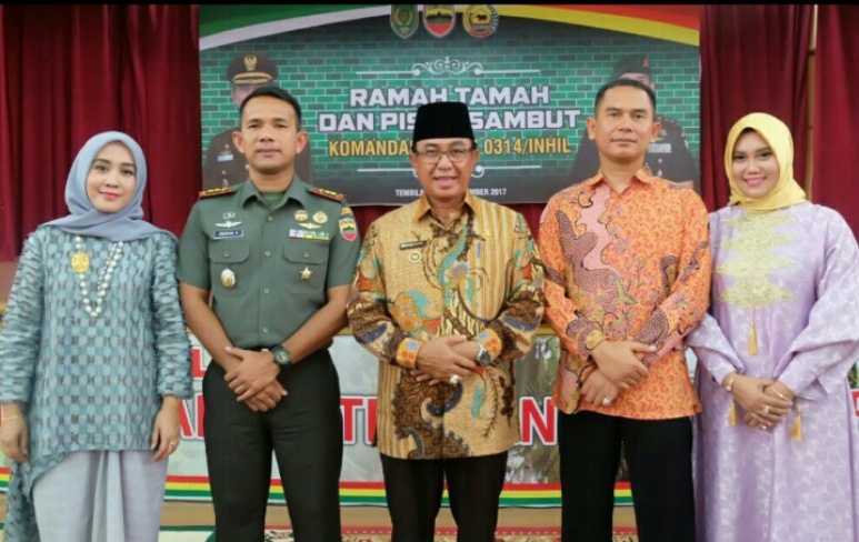Bupati Wardan Hadiri Ramah Tamah Dan Pisah Sambut Dandim 0314/Inhil