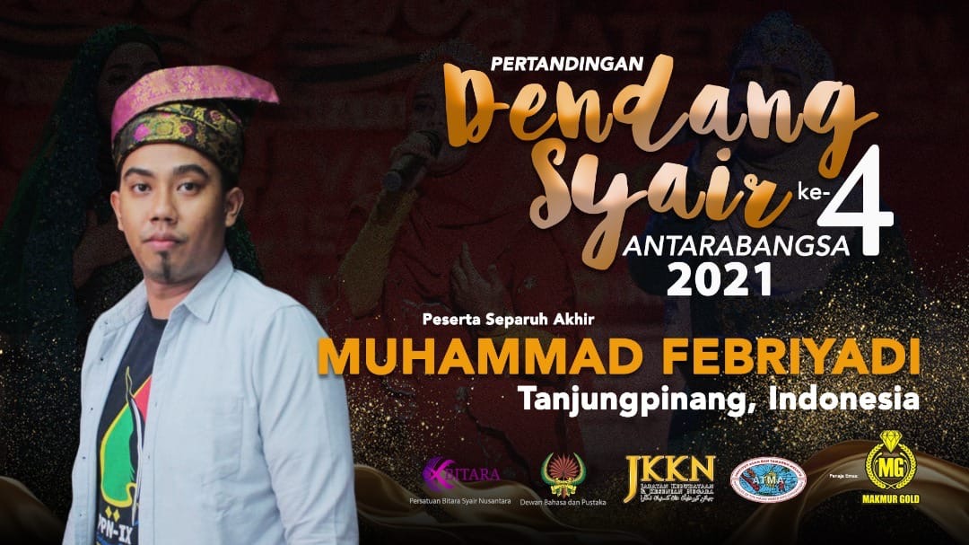 Dukung Febri di Final Dendang Syair Internasional