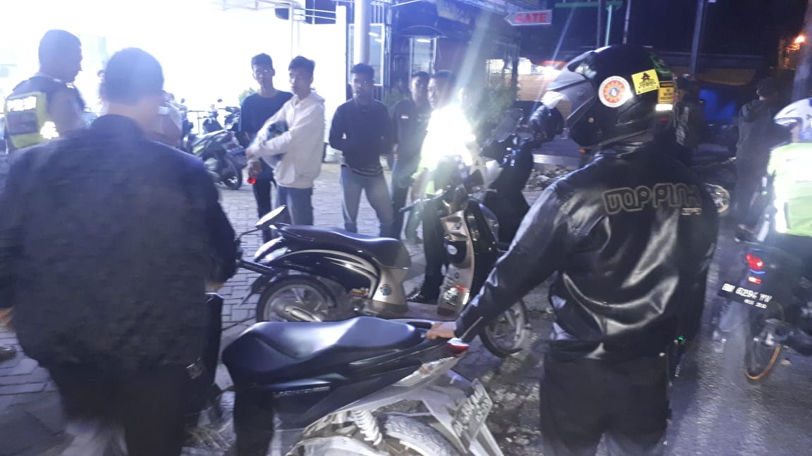 Balap Liar,  Polresta Pekanbaru Amankan 70 Unit Sepeda Motor