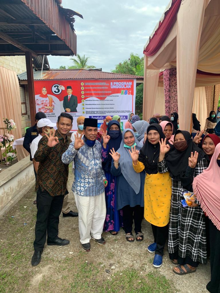 Kampanye Disejumlah Titik di Pulau Bengkalis, Kasmarni Paparkan 8 Program Strategis KBS