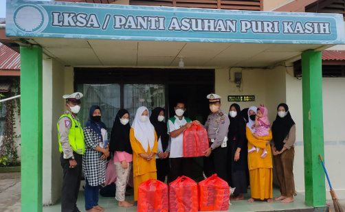 Polres Inhil Ajak Ringankan Beban Masyarakat Terdampak Pandemi Covid-19